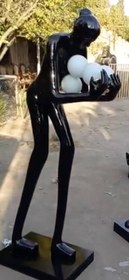 تصویر آباژور ایستاده آدمک کد ۰۰۹ - گوی 