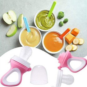 تصویر پستانک میوه خوری با سری اضافه اورجینال چیکو Chicco baby fruit feeder pacifier code:9918