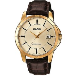 تصویر ساعت عقربه ای کاسیو مردانه مدل MTP-V004GL-7AUDF Casio MTP-V004GL-7AUDF Analog Watch