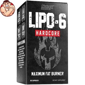 تصویر لیپو 6 هاردکور ناترکس Nutrex LIPO-6 HARDCORE