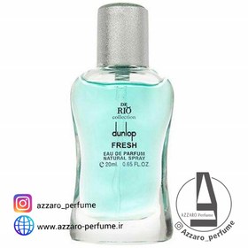 تصویر ادکلن مردانه دانهیل فرش سبز برند ریو کالکشن حجم 20 میل Dunlop Farsh green men's cologne, Rio Collection brand, volume 20 ml