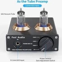 تصویر پری‌امپ تیوب Fosi Audio MM Fosi audio tube phono preamplifier