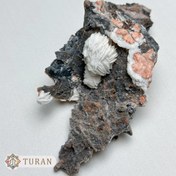 تصویر سنگ راف باریت توپی سفید کلکسیونی 133 گرم 