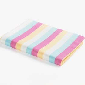 تصویر حوله نخی رنگین کمان 