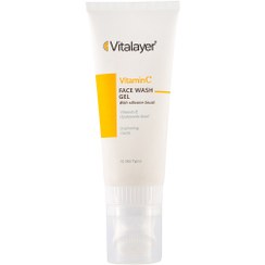 تصویر ژل شستشو صورت حاوی ویتامین ث 200 میلی لیتر ویتالیر Vitalayer Vitamin C Face Wash 200 ml