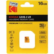 تصویر رم میکرو 16 گیگ کداک Kodak Premium U1 C10 85MB/s 