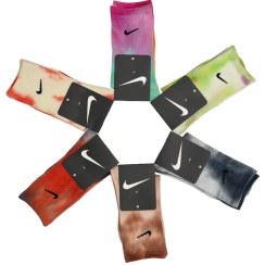 تصویر جوراب ساقدار آبرنگی نایکی وارداتی ترک Socks Nike long