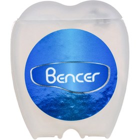 تصویر نخ دندان سفید نعنایی 50 متر بنسر Bencer Mint Dental Floss 50m