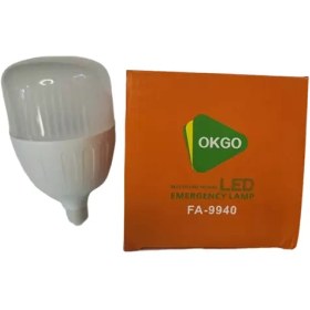 تصویر لامپ LED شارژی سرپیچی 40 وات OKGO مدل FA-9940 