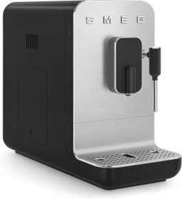 تصویر اسپرسوساز اسمگ مدل BCC02 مشکی سیلور SMEG Automatic Coffee Machine BCC02BLMEU