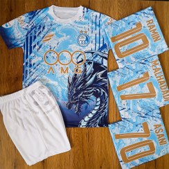 تصویر ست فوتبالی پسرانه استقلال طرح دراگون 2026 Esteghlal F.C.