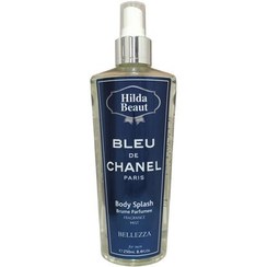 تصویر بادی اسپلش مردانه بلو شنل هیلدا بیوت Hilda Beaut Body Splash Bleu Chanel 