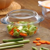 تصویر قابلمه پیرکس جفتی پاشاباغچه طرح سایز 3 کد 59023 