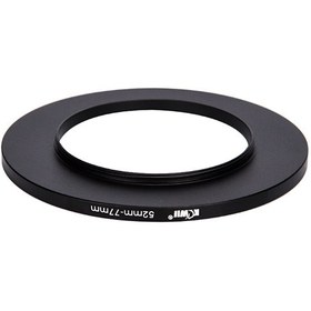 تصویر آداپتور افزایشی فیلتر کی وی مدل 52mm-77mm 