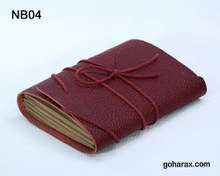 تصویر دفتر چرم دست ساز 