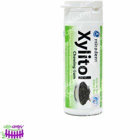 تصویر آدامس 100% زایلیتول چای سبز میرادنت - miradent 