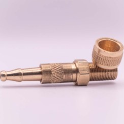 تصویر جوز هندی طرح پیچ و مهره طلایی 