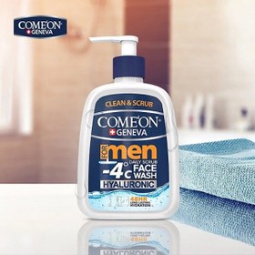 تصویر ژل شستشوی صورت مخصوص آقایان حجم 500 میل کامان Men's Cleansing Gel 500ml comeon