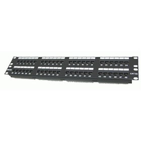 تصویر پچ پنل 48 پورت دینتک cat5e UTP Dintek Patch panel cat5e UTP 48port