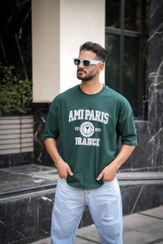 تصویر تیشرت قواره باکسی چاپی 