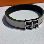 تصویر دستبند چرم پرچم ایران فروهر 