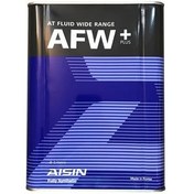 تصویر روغن گیربکس AFW PLUS آیسین اصلی (4 لیتری) AISIN AT fluid wide range full synthetic AFW+ 4L ATFMT4S made in Korea