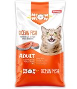 تصویر غذای گربه بزرگسال میو با طعم ماهی اقیانوسی - ۶ کیلوگرم برند taiyo Miow Adult Ocean Fish Cat Food - 6 KG