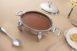 تصویر سوفله بیضی بزرگ پافیلی نقره ای ریور کد WD 300 