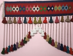 تصویر پرده سنتی یک متر طرح پروانه متری کد 476 