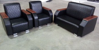 تصویر مبلمان اداری و نیم ست رز ROZ