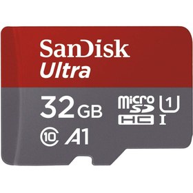 تصویر رم میکرو ۳۲ گیگ سن دیسک SanDisk Ultra U1 C10 100MB/s SANDISK ULTRA UHS-I 32GB 100MB/S MICROSDHC MEMORY CARD