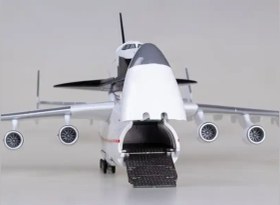 تصویر ماکت هواپیما انتونف 225 بوران | Airplane Model 1:200 Antonov An-225 with Buran Space Shuttle 