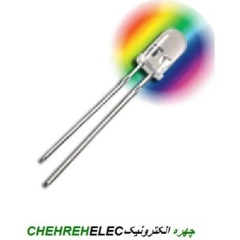 خرید و قیمت ال ای دی سه رنگ دو پایه چشمک زن(هفت رنگ)LED | ترب