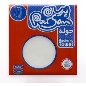 تصویر حوله یکبار مصرف بسته 1 عددی (کارتن 90 عددی) Hygienic towel 1pcs