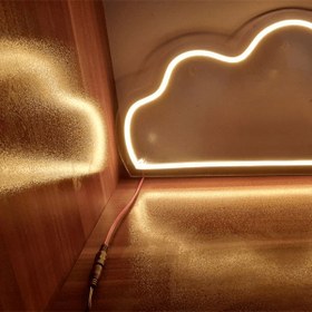 تصویر چراغ نئونی مدل ابر کد N2 