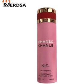 تصویر اسپری بدن زنانه مدل Chanec Chanle حجم 200 میلی لیتر بیو استار Bio Star Chanec Chanle Deodorant Spray For Women 200ml