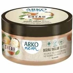 تصویر کرم مرطوب کننده دست و بدن آرکو نم حاوی شی باتر حجم 250 میل ARKO NEM SHEA BUTTER HAND, FACE AND BODY CREAM