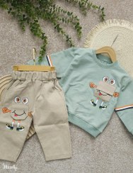 تصویر ست بلوز وشلوار کتان پسرانه 