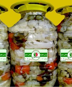 تصویر ترشی مخلوط خانگی ۱ کیلوگرم 