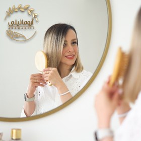 تصویر برس چوبی مو 