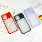 تصویر قاب PC مات محافظ لنز دار کشویی Xiaomi Poco M3 Cover Case For Xiaomi Poco M3