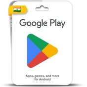 تصویر گیفت کارت گوگل پلی هند - Google Play India Google Play Gift Card - India