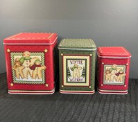 تصویر قوطی فلزی مربع 3 سایز (کوکی) 413-15 