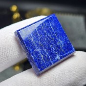 تصویر نگین درشت کلکسیونی سنگ لاجورد معدنی کد : 34690 