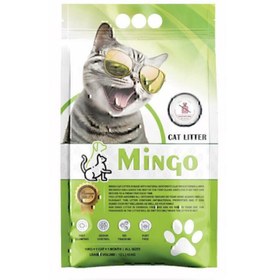 تصویر خاک گربه مینگو مدل گرانولی ساده وزن 10 کیلوگرم Mingo cat litter simple granular w10 kg