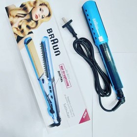 تصویر اتو مو کراتینه برآون با تکنولوژی یون منفی BRAUN BR-8006 Satin-Hair