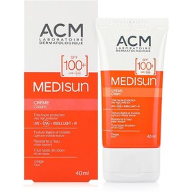 تصویر ضدآفتاب ترمیم‌کننده بی رنگ ACM مدل MEDIsun Gel Matifiant 