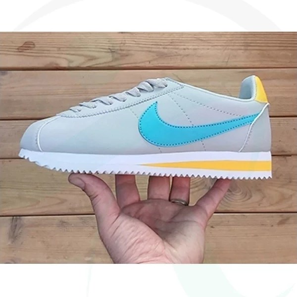 Nike cortez femme sale cyan