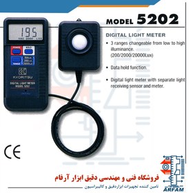 تصویر لوکس متر کیوریتسو مدل kyoritsu 5202 Kyoritsu 5202 Light Meter | Dk Tools Supplies Malaysia