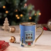 تصویر ماگ فنجان مادام کوکو,طرح کریسمس,Carol رنگی ، 280 میل،Reve Carol 